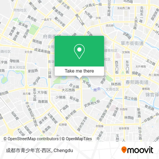 成都市青少年宫-西区 map