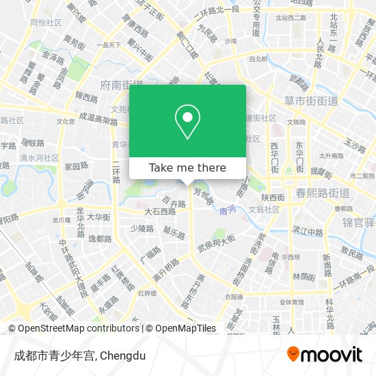 成都市青少年宫 map
