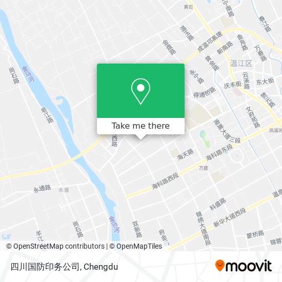 四川国防印务公司 map