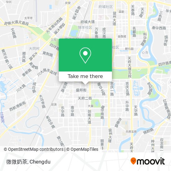 微微奶茶 map