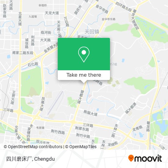 四川磨床厂 map