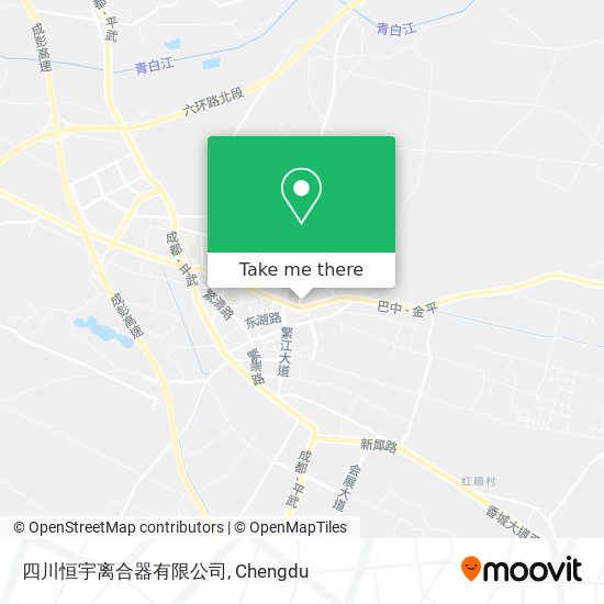 四川恒宇离合器有限公司 map