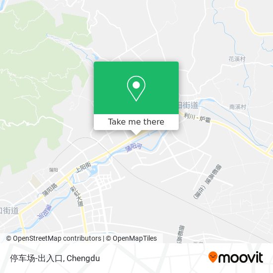 停车场-出入口 map