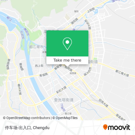 停车场-出入口 map