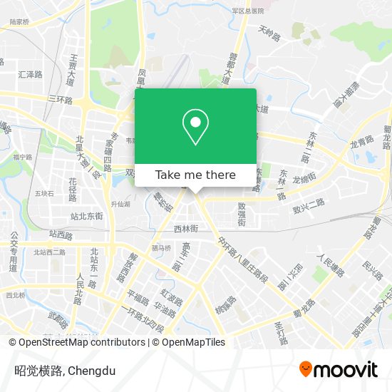 昭觉横路 map
