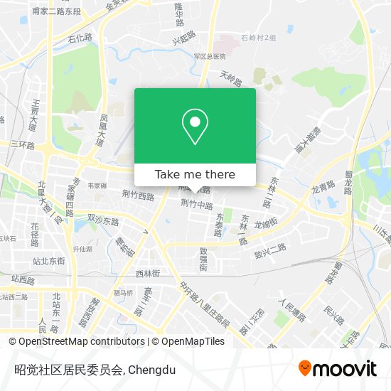 昭觉社区居民委员会 map