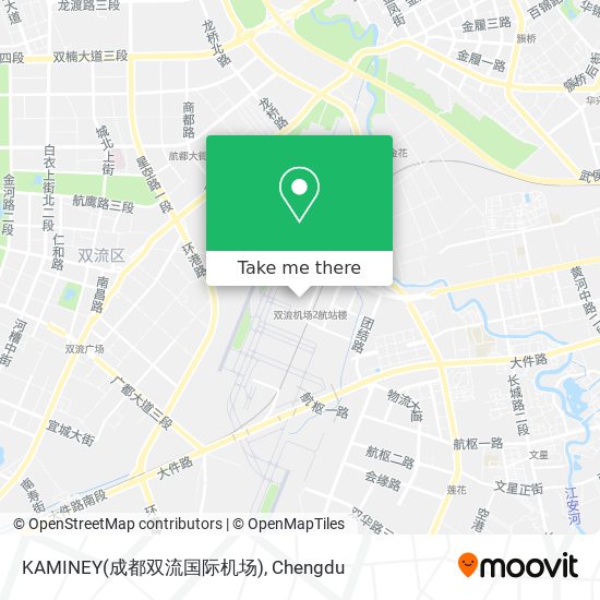 KAMINEY(成都双流国际机场) map