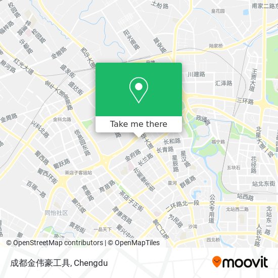 成都金伟豪工具 map