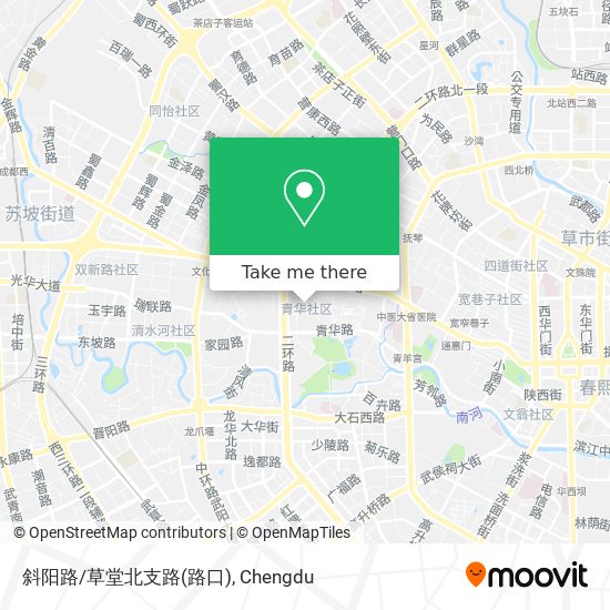 斜阳路/草堂北支路(路口) map