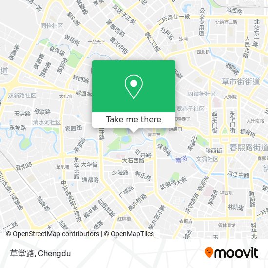 草堂路 map