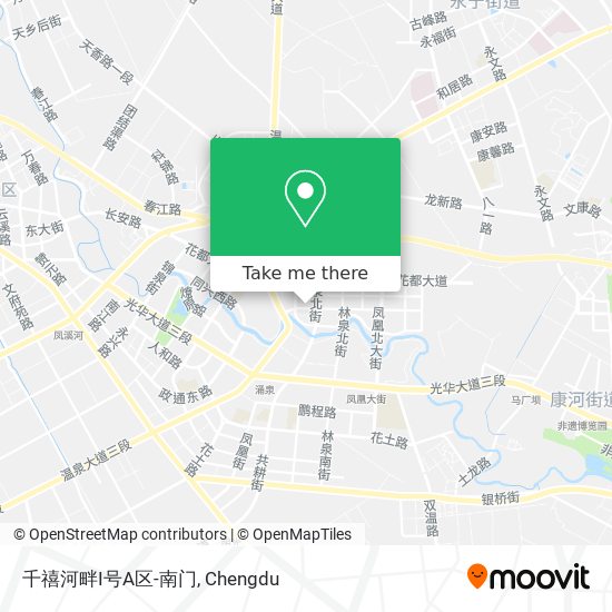千禧河畔I号A区-南门 map