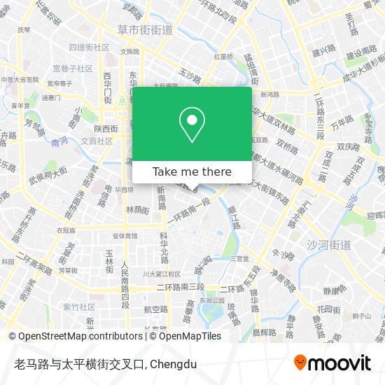 老马路与太平横街交叉口 map