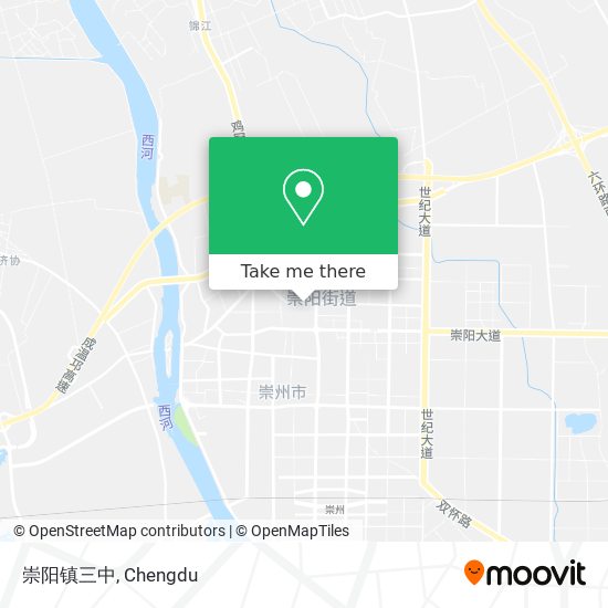 崇阳镇三中 map