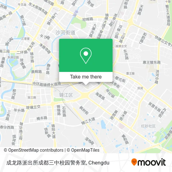 成龙路派出所成都三中校园警务室 map