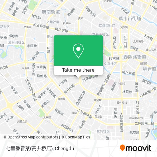 七里香冒菜(高升桥店) map