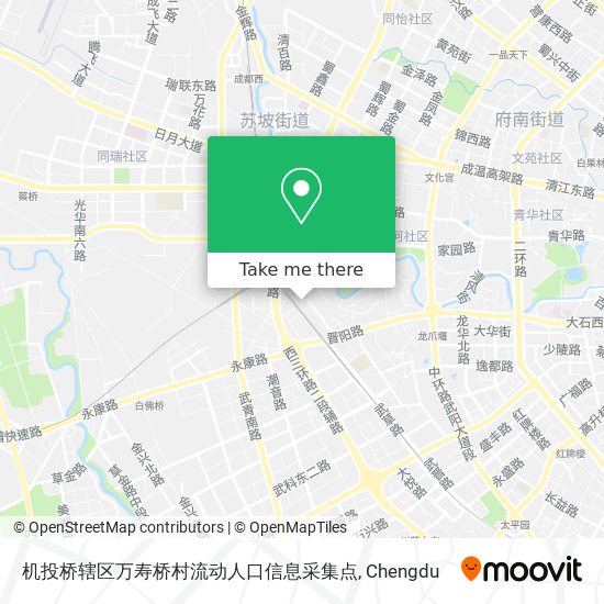 机投桥辖区万寿桥村流动人口信息采集点 map