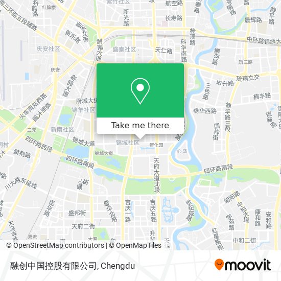 融创中国控股有限公司 map