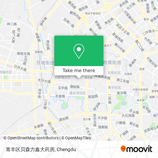 青羊区贝森力鑫大药房 map