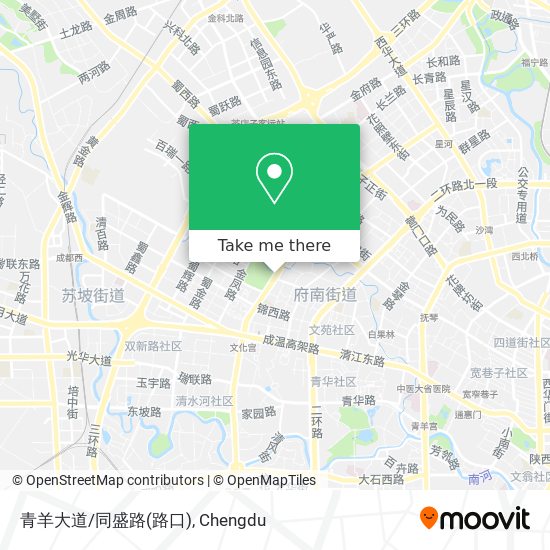 青羊大道/同盛路(路口) map