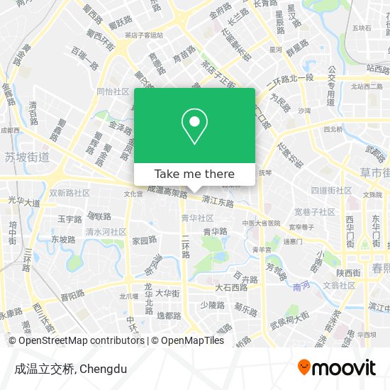 成温立交桥 map