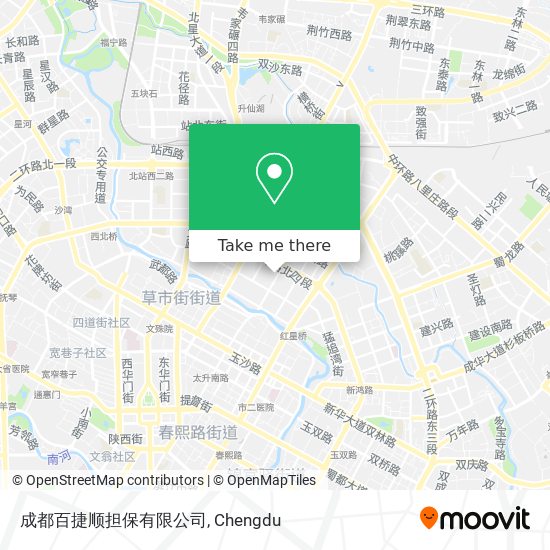 成都百捷顺担保有限公司 map