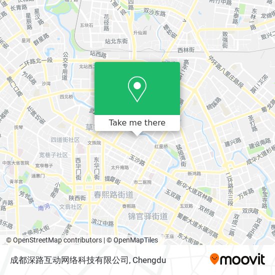 成都深路互动网络科技有限公司 map