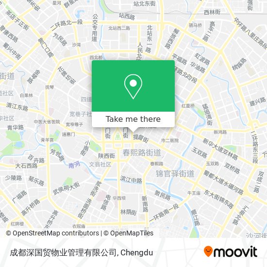 成都深国贸物业管理有限公司 map