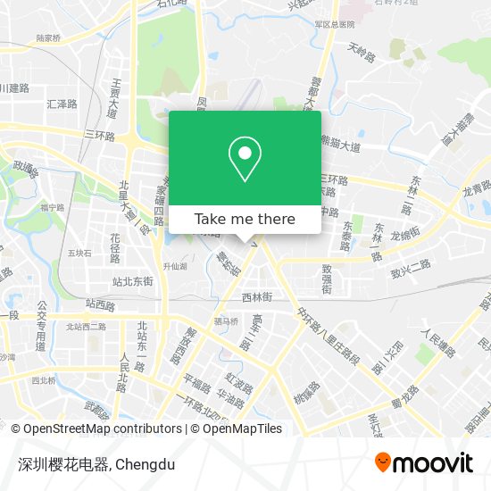深圳樱花电器 map
