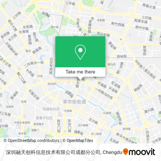 深圳融天创科信息技术有限公司成都分公司 map