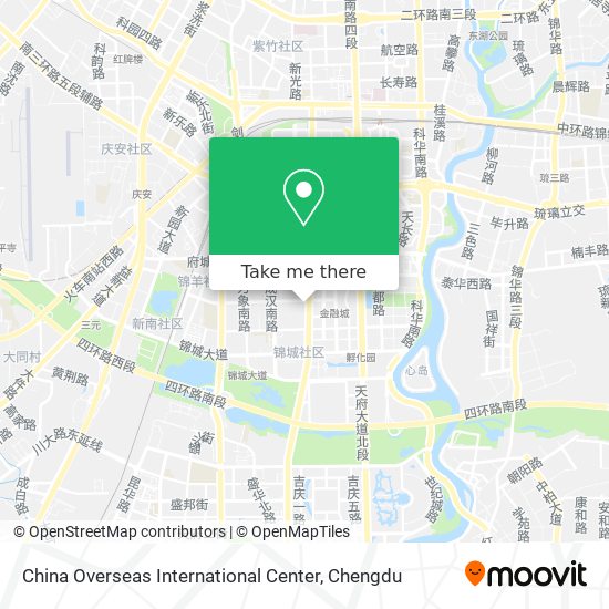 China Overseas International Center map