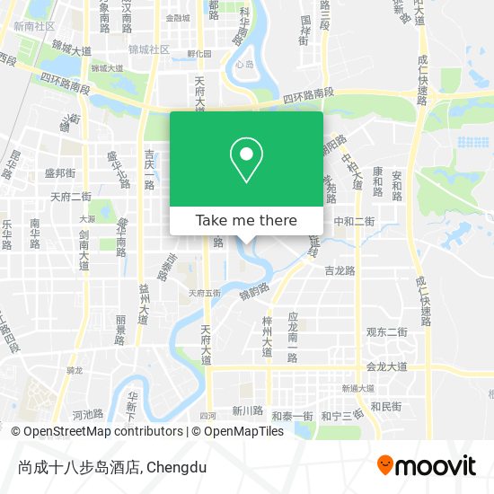 尚成十八步岛酒店 map