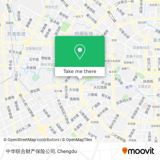 中华联合财产保险公司 map