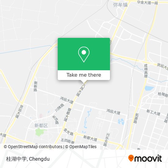 桂湖中学 map