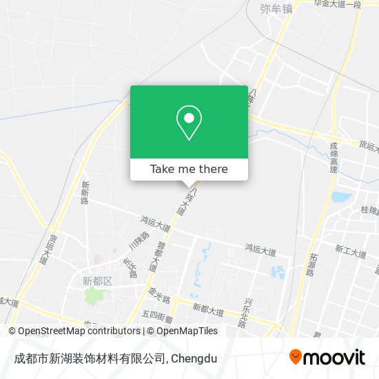 成都市新湖装饰材料有限公司 map