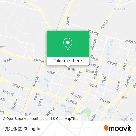 宽宅饭堂 map