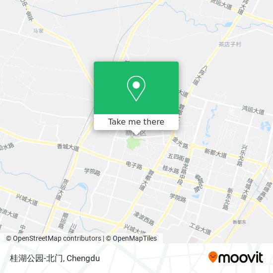 桂湖公园-北门 map