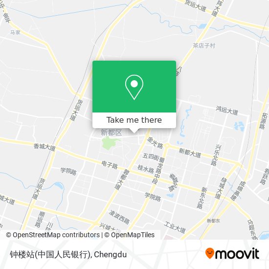 钟楼站(中国人民银行) map