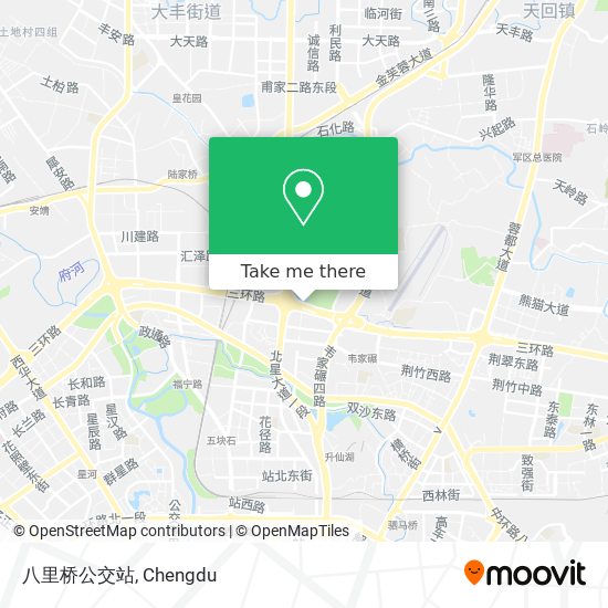 八里桥公交站 map