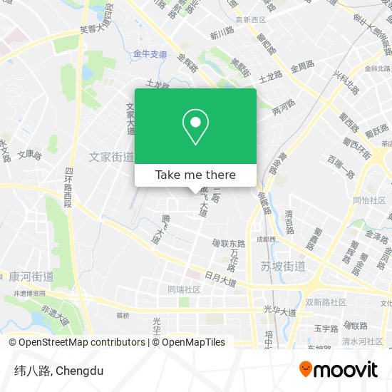 纬八路 map