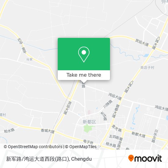 新军路/鸿运大道西段(路口) map