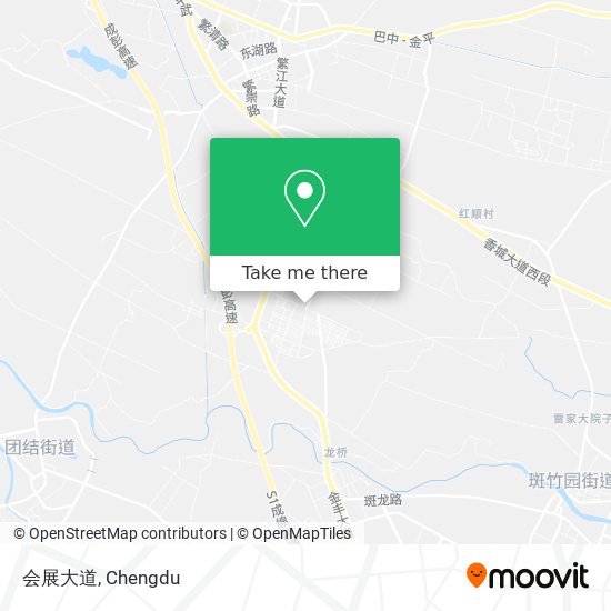 会展大道 map