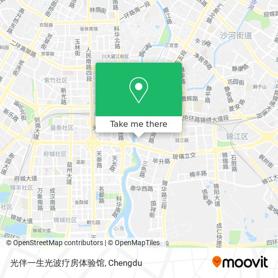 光伴一生光波疗房体验馆 map