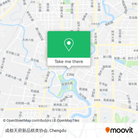 成都天府新品棋类协会 map