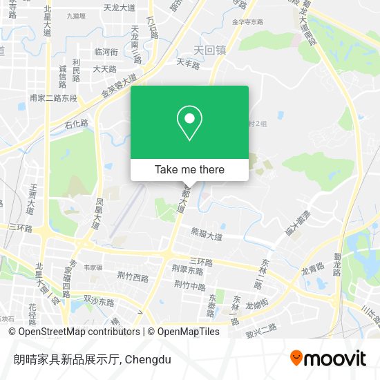 朗晴家具新品展示厅 map
