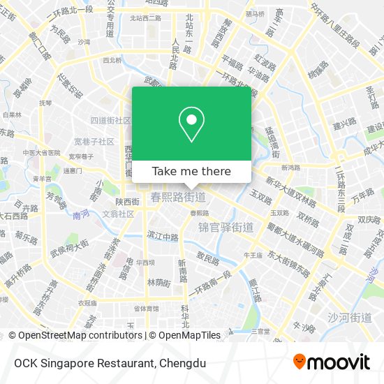 OCK Singapore Restaurant map