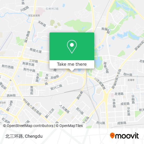 北三环路 map