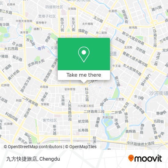 九方快捷旅店 map