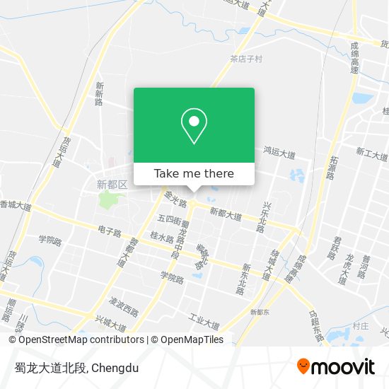 蜀龙大道北段 map
