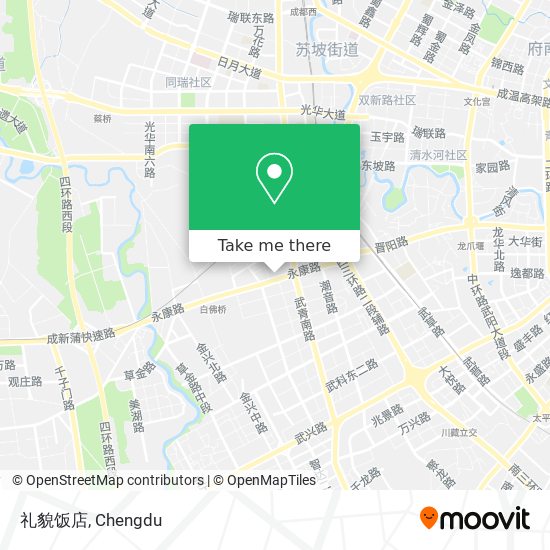 礼貌饭店 map
