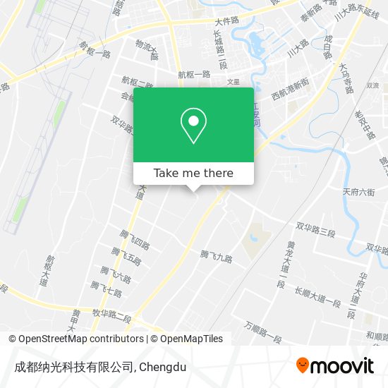 成都纳光科技有限公司 map